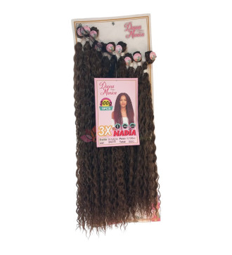 Cabelo Bio Fibra Nadia 300g Cor 4/27/30 - Dona Monica